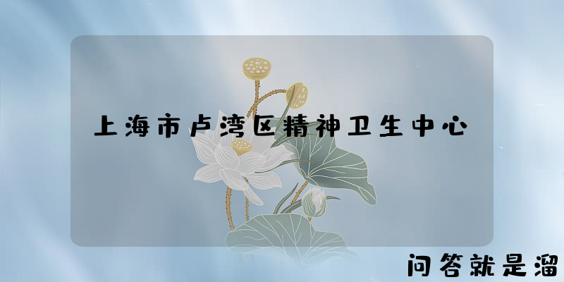 上海市卢湾区精神卫生中心